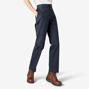 6 Long |  Navy Blue | Dickie Women's Original 874 Work Pants | Straight Leg